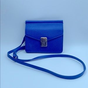 Zara blue mini crossbody bag